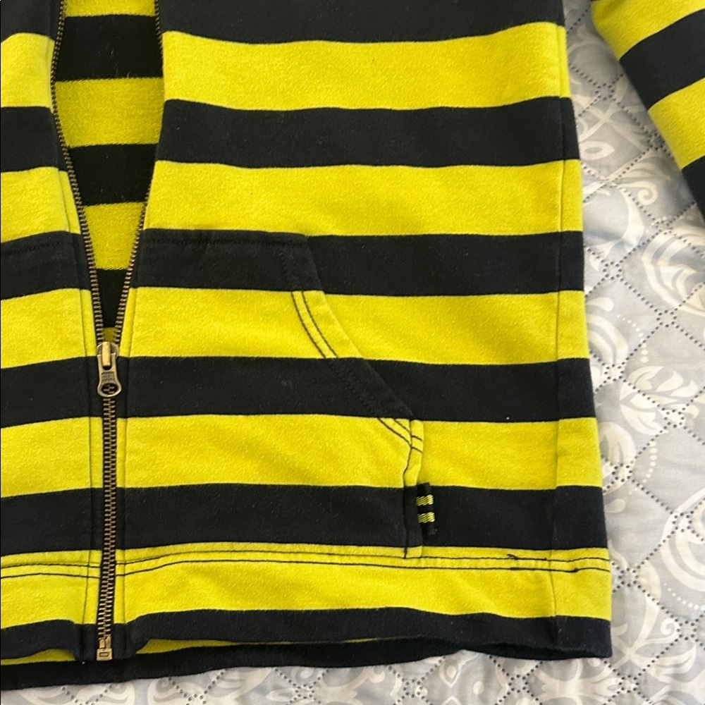 Liz Claiborne Vibrant Striped Hoodie - Picture 4 of 4